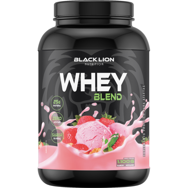 WHEY BLEND 1,1KG - MORANGO