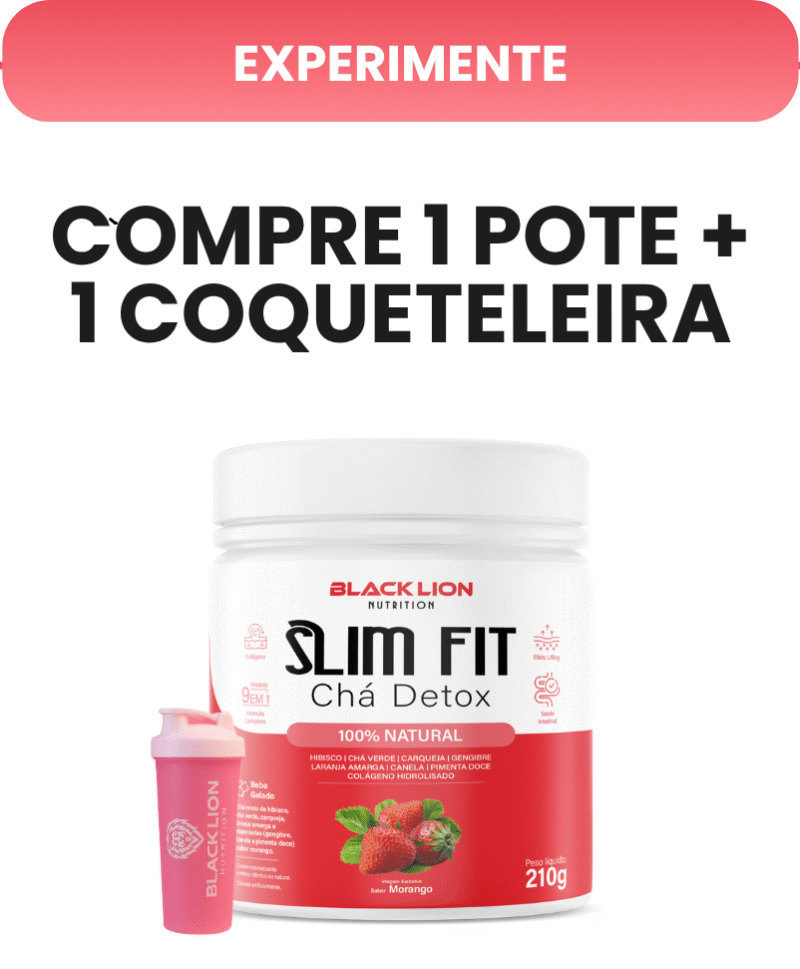 Slim fit kit - 1pote e uma coqueteleira
