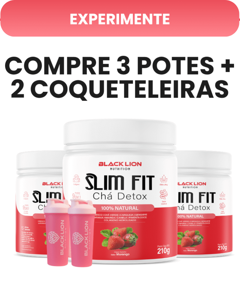 Slim fit kit - 3pote e 2 coqueteleira